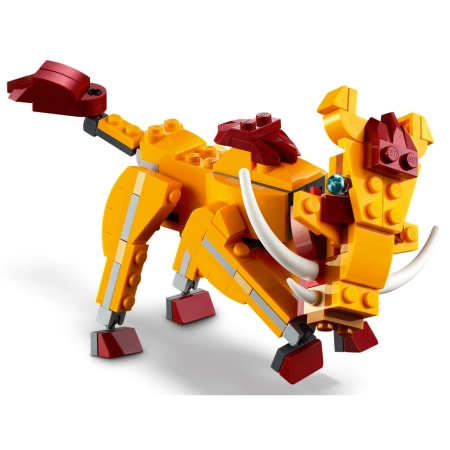LEGO Creator 3w1 31112 Dziki Lew Struś i Guziec